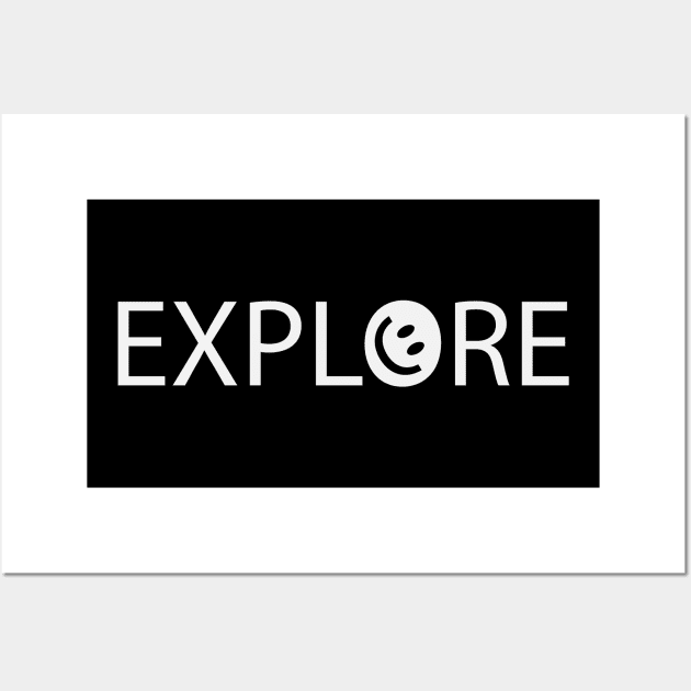 Explore exploring typography design Wall Art by BL4CK&WH1TE 